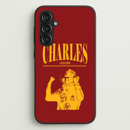 Charles Red And Gold Galaxy S23FE Case