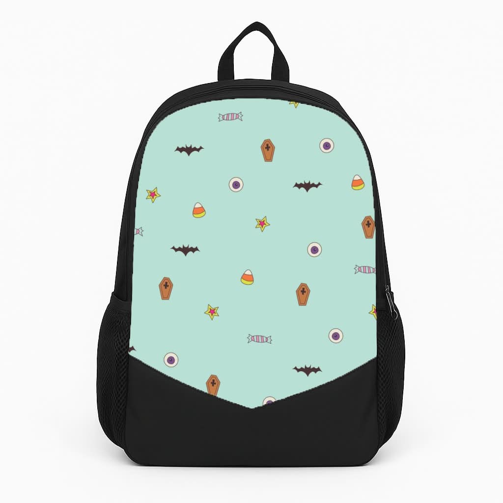 Minature Halloween Cartoons Pattern Backpack
