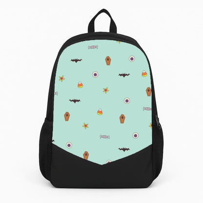 Minature Halloween Cartoons Pattern Backpack