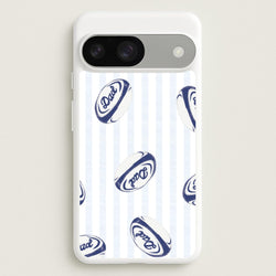Dad Rugby Ball Pattern Google Pixel 9 / 9 Pro Case