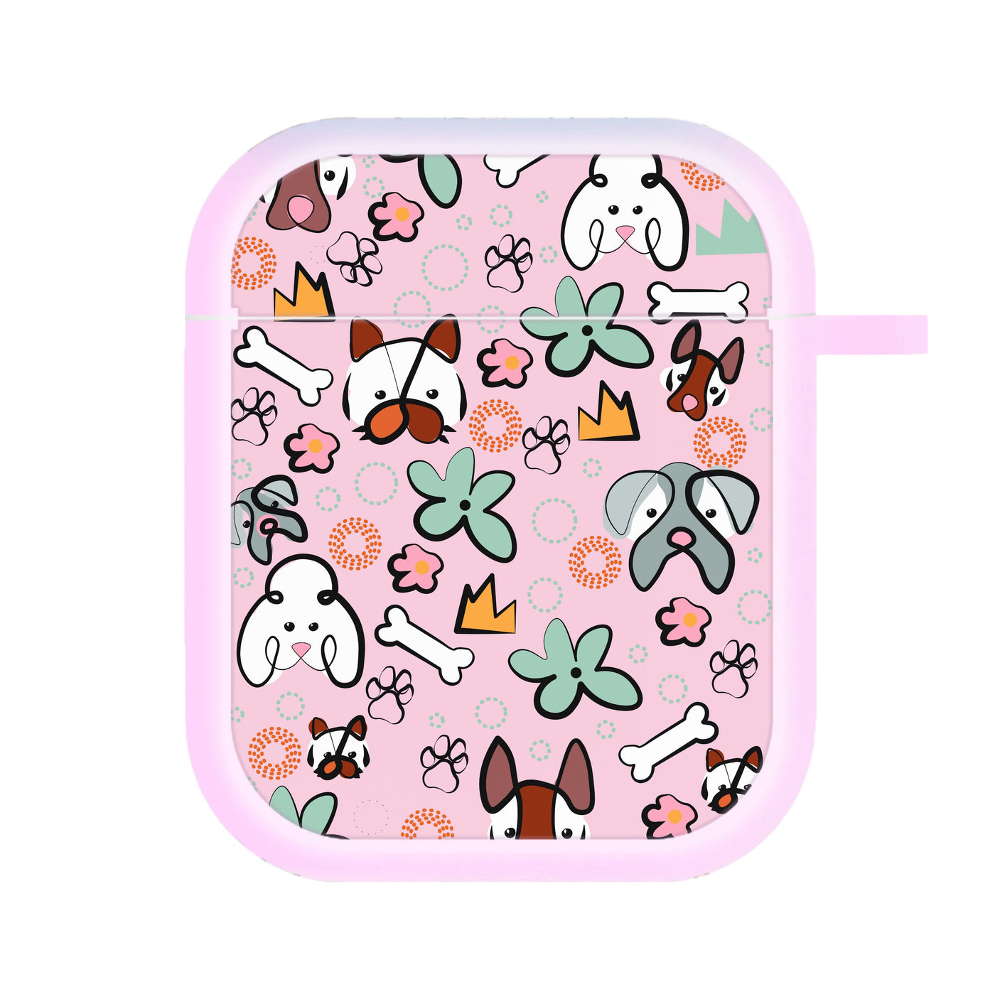 Bones and dogs - Dog Patterns AirPods Case
