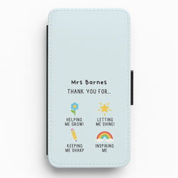 Thank You For Helping Me Flip / Wallet Phone Case