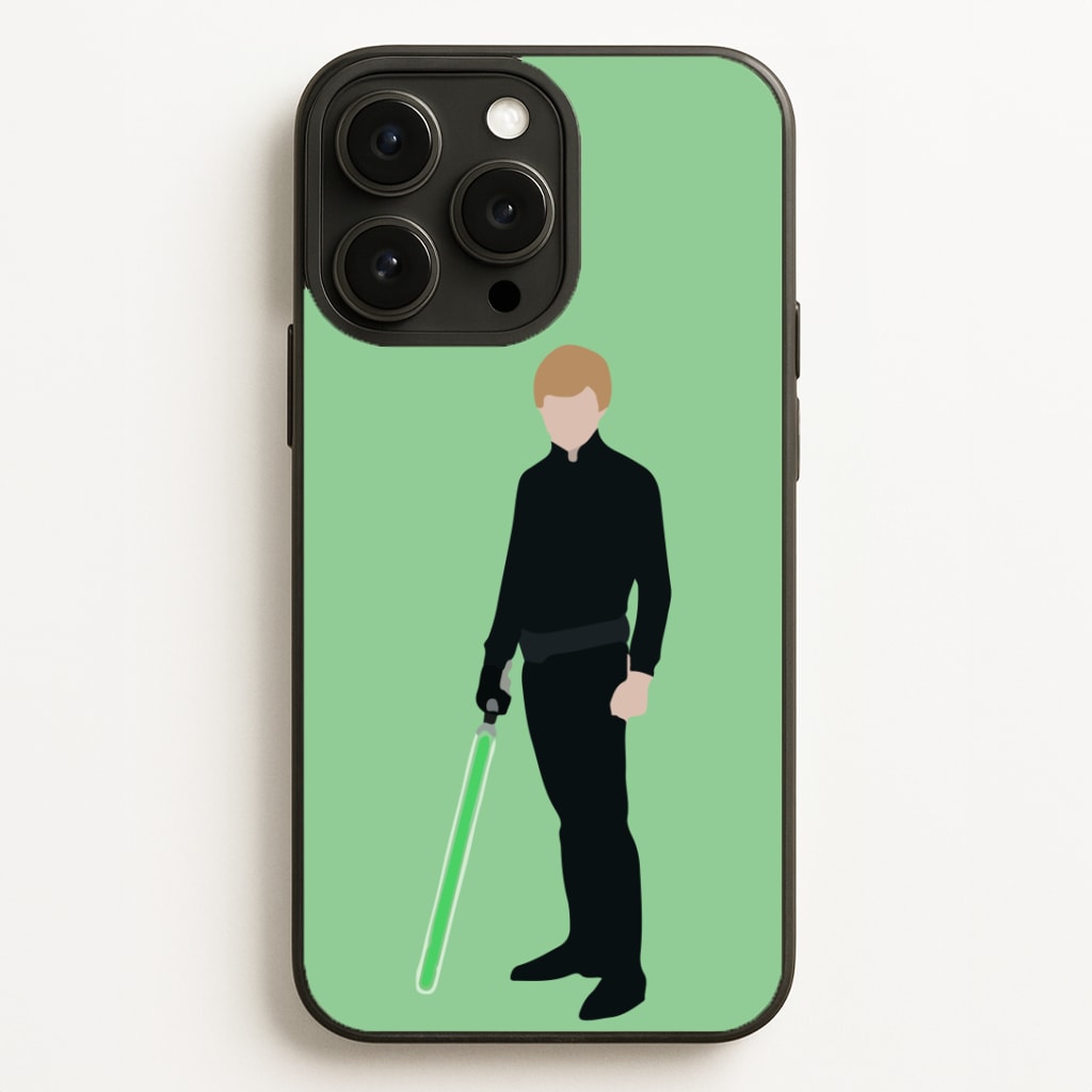 Skywalker Green Lightsaber Phone Case for iPhone, Samsung Galaxy and Google Pixel