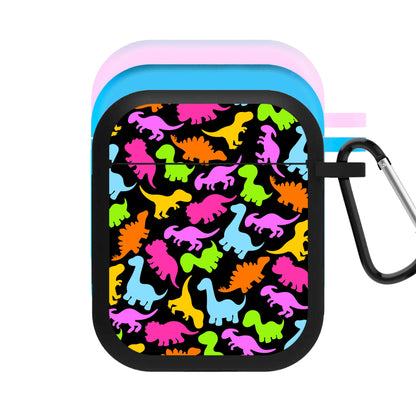 Dinosaurs Collage - Dinosaurs AirPods Case