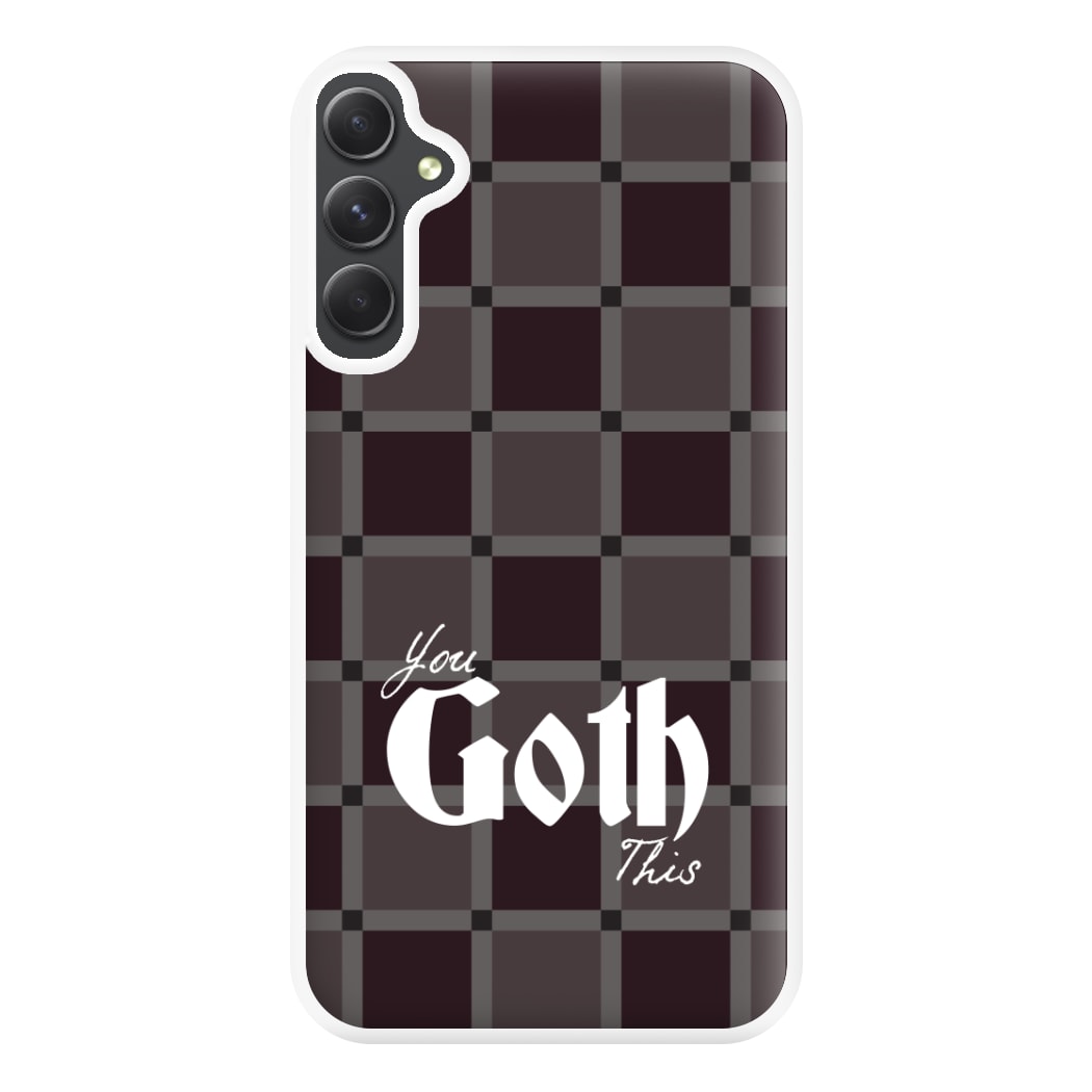 You Goth This Tartan Galaxy A14 Case