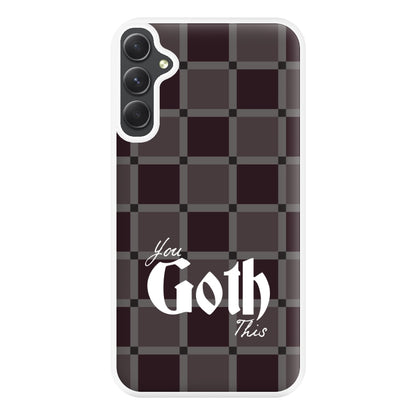 You Goth This Tartan Galaxy A14 Case