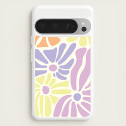 Pastel Abstract Flowers Google Pixel 9 Pro XL Case