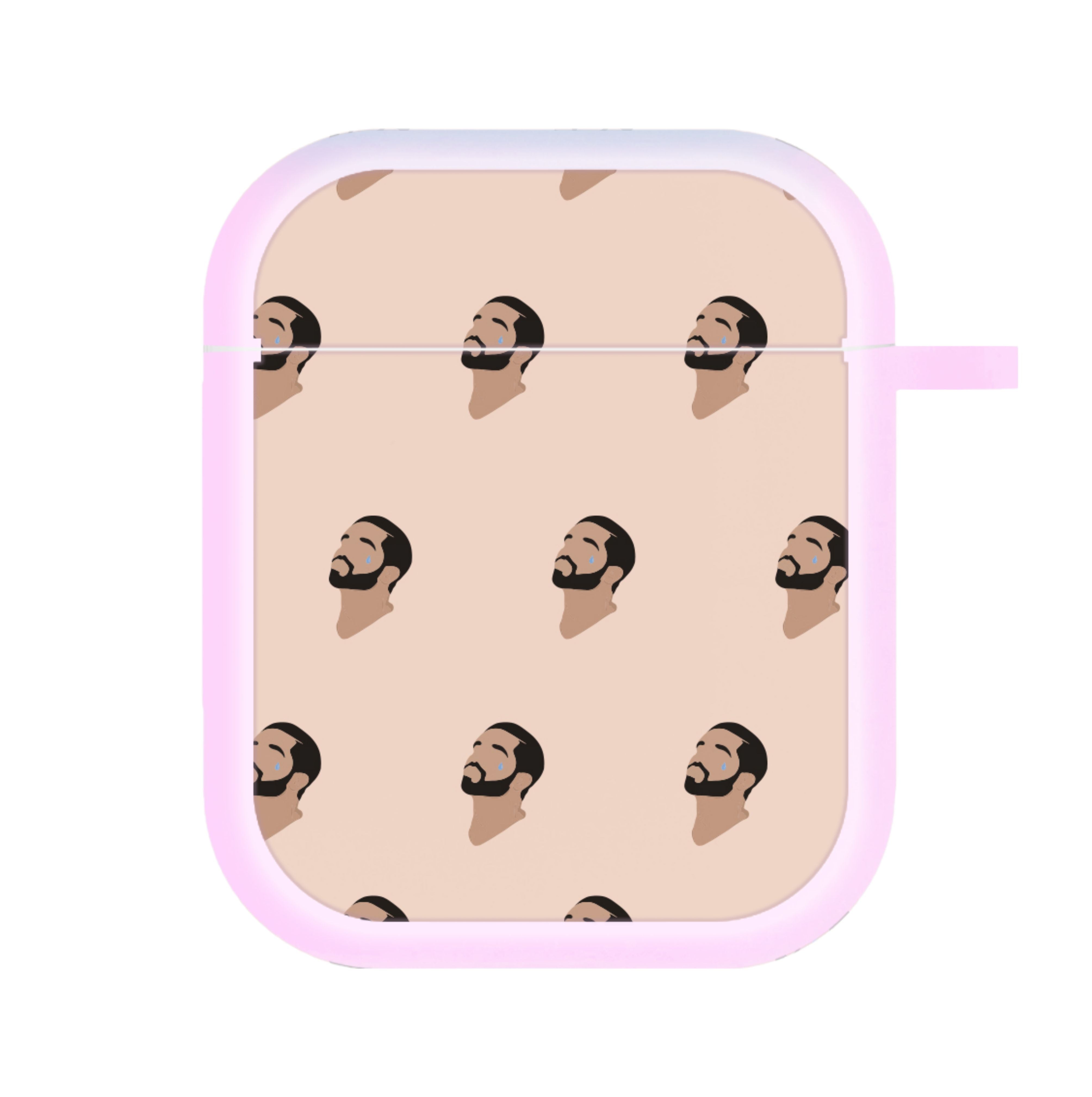 Drake Face Pattern AirPods Case