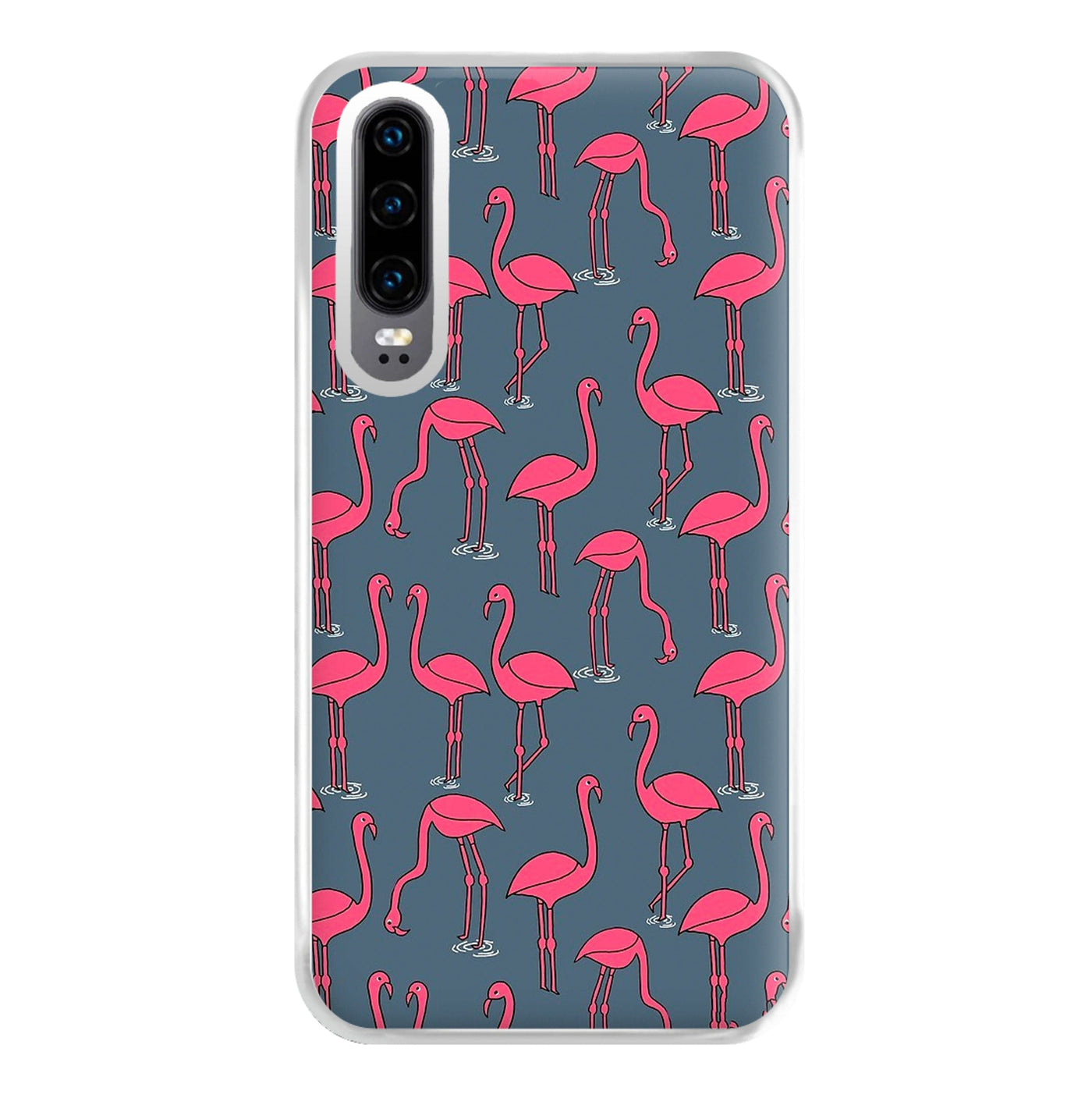 Basic Pink Flamingo Pattern Phone Case