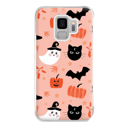 Pretty Pink Halloween Pattern Phone Case