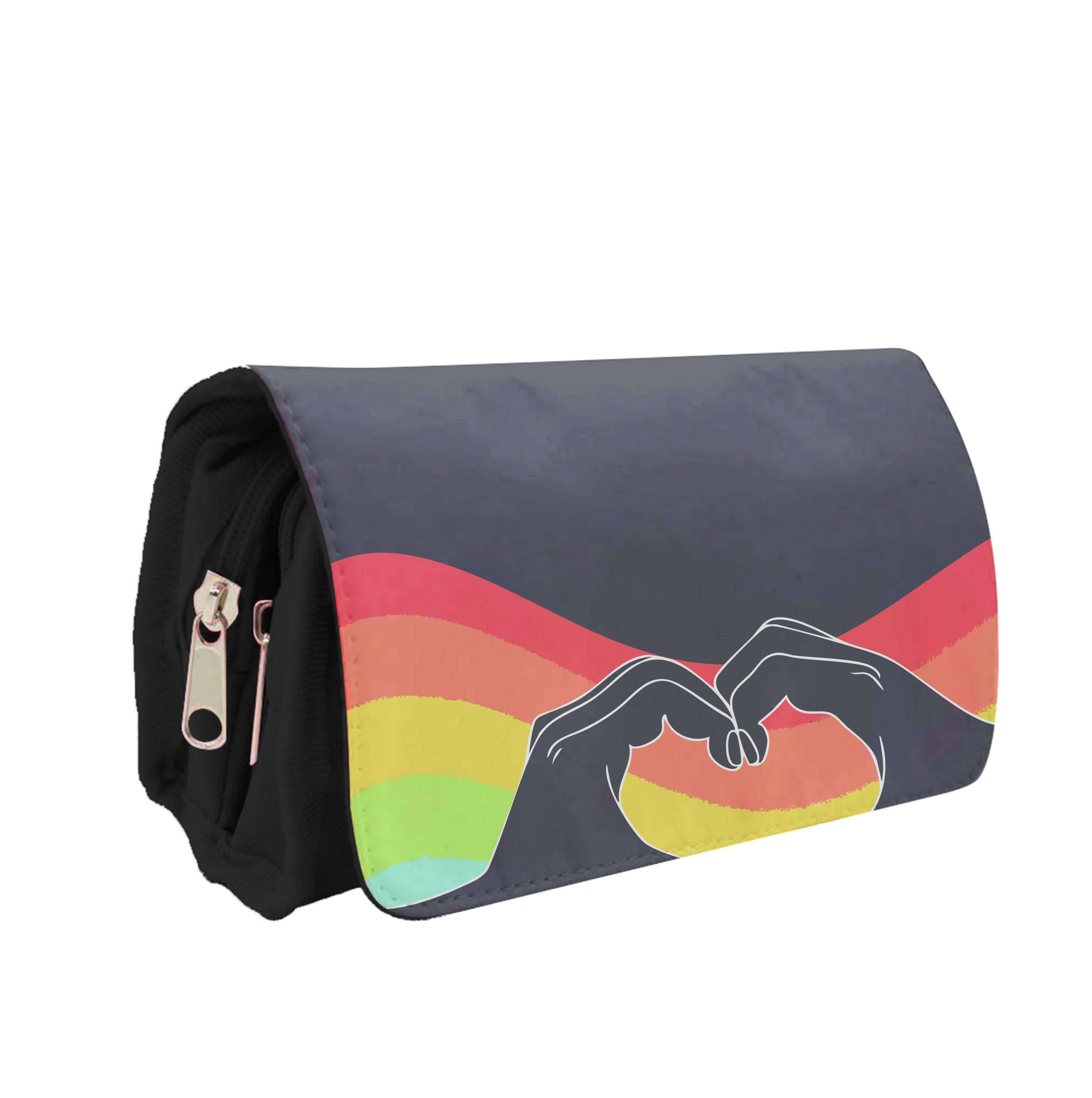 Rainbow Heart Pencil Case