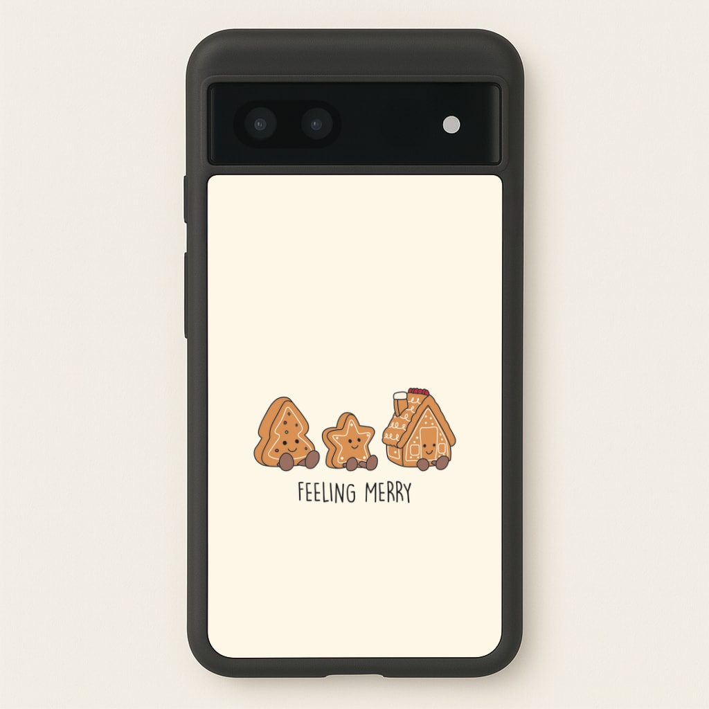 Gingerbread Plushies Quote Google Pixel 6a Case
