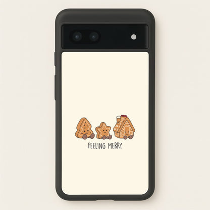 Gingerbread Plushies Quote Google Pixel 6a Case