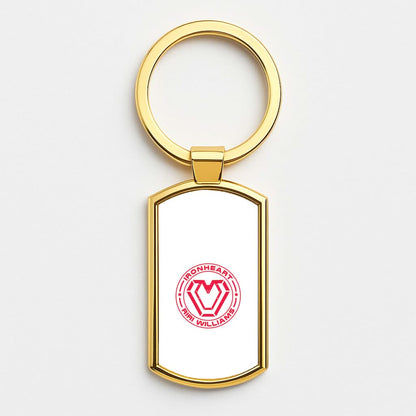 Metal Heart Riri Gold Keyring