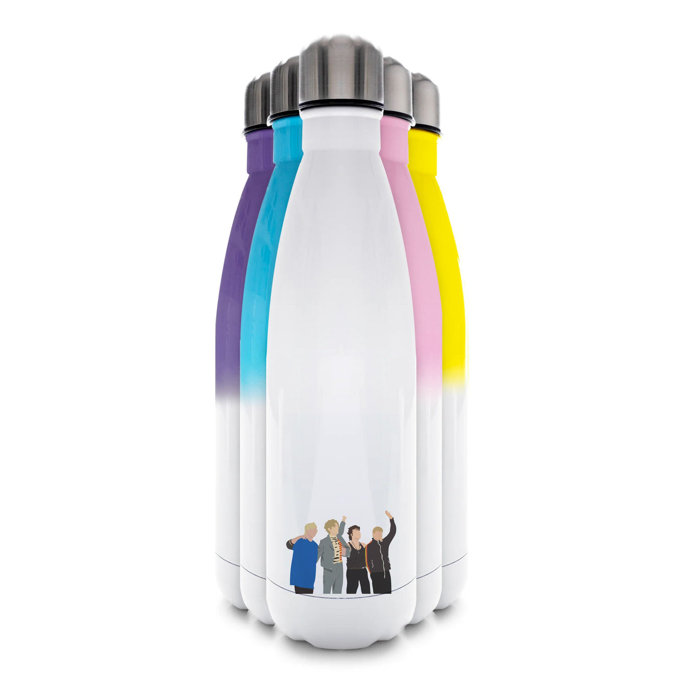 Band Members - 5 Seconds Of Summer Water Bottle