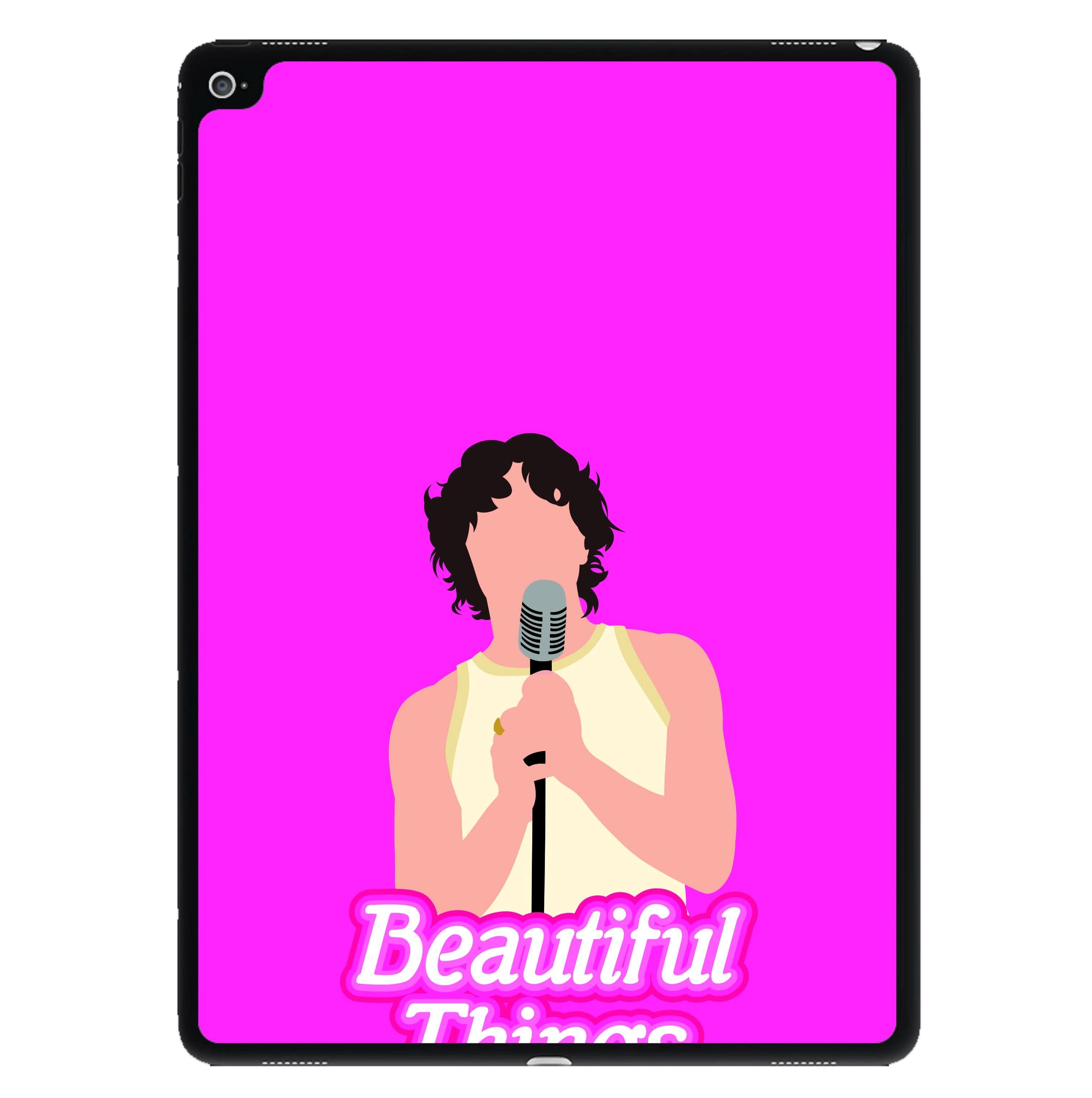 Neon Pink Beautiful Things iPad Case