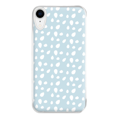 Pastel Blue Dots Phone Case