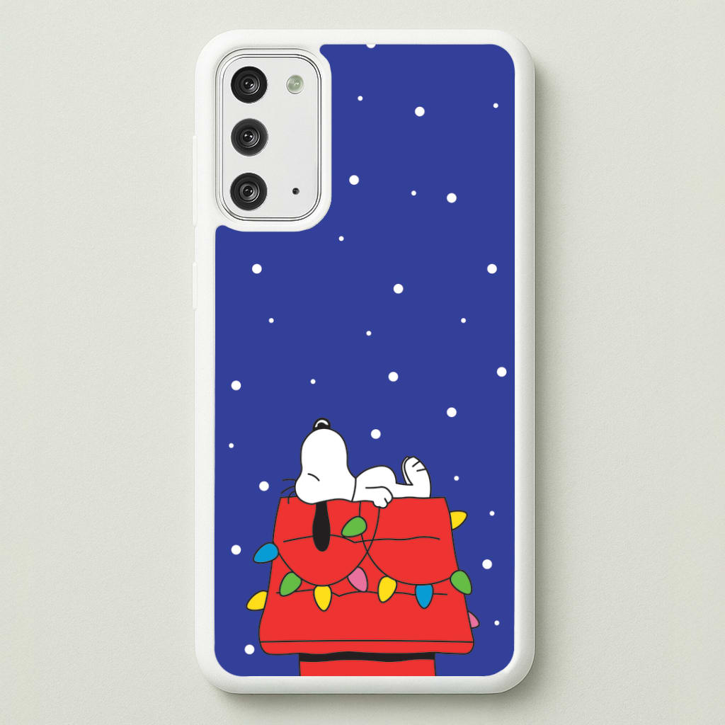 Cartoon Beagle Fairylights Galaxy Note 20 Case