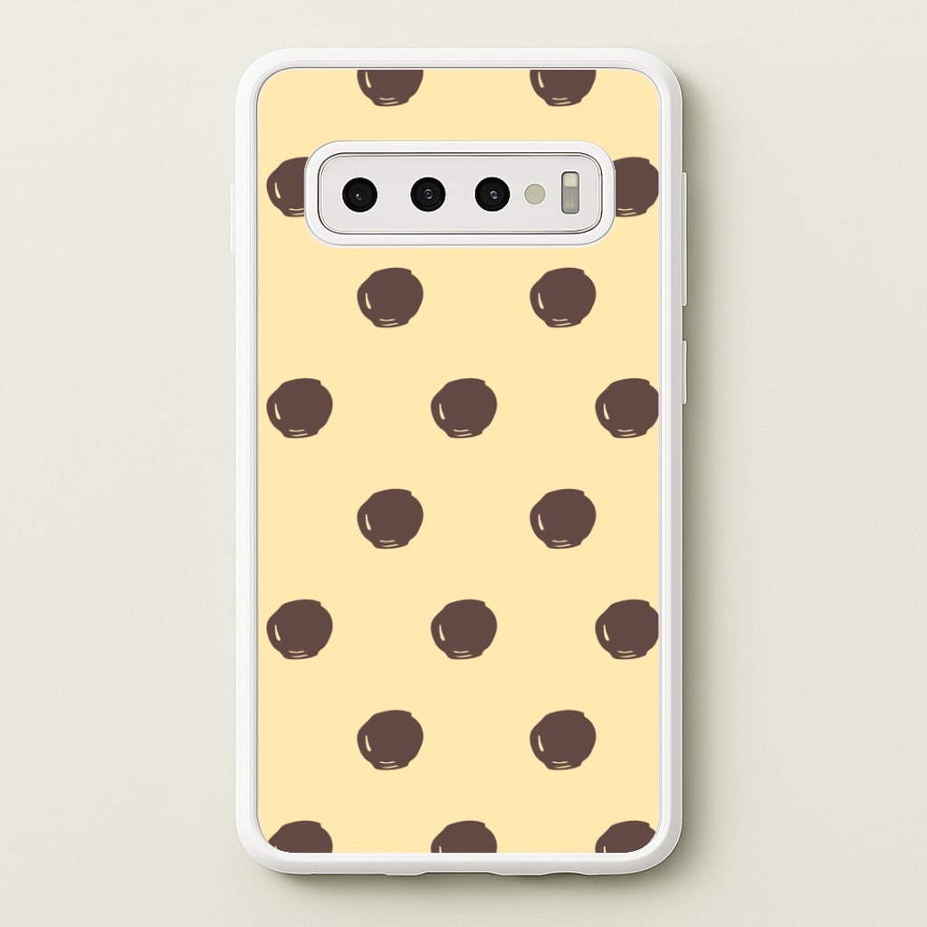 Vanilla & Chocolate Buttons Galaxy S10 Case