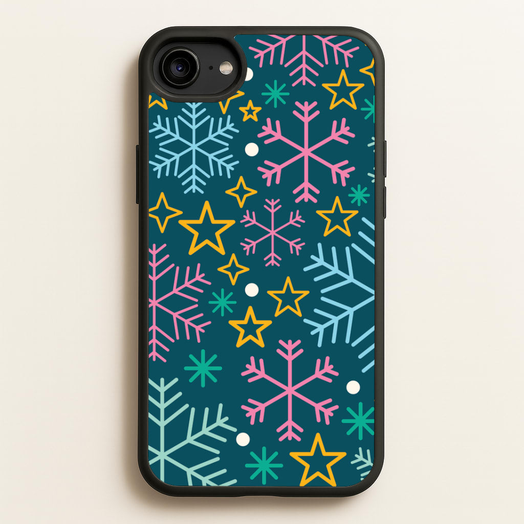 Colourful Christmas Symbols Pattern iPhone 6 / 7 / 8 / SE Case
