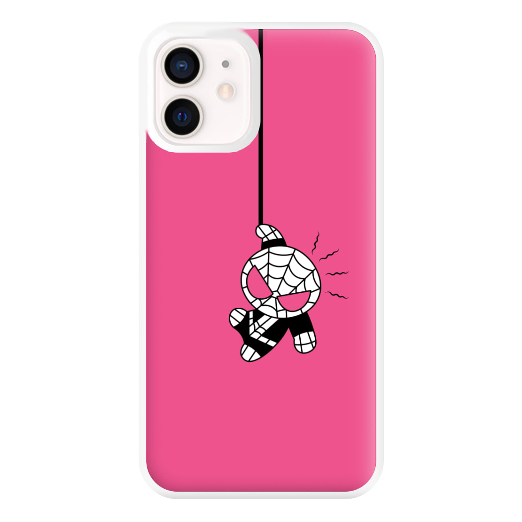 Pink Hanging Spider Hero  iPhone 12 Mini Case