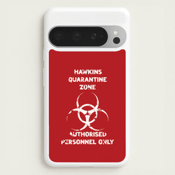 Hawkins Quarantine Zone Google Pixel 9 Pro XL Case