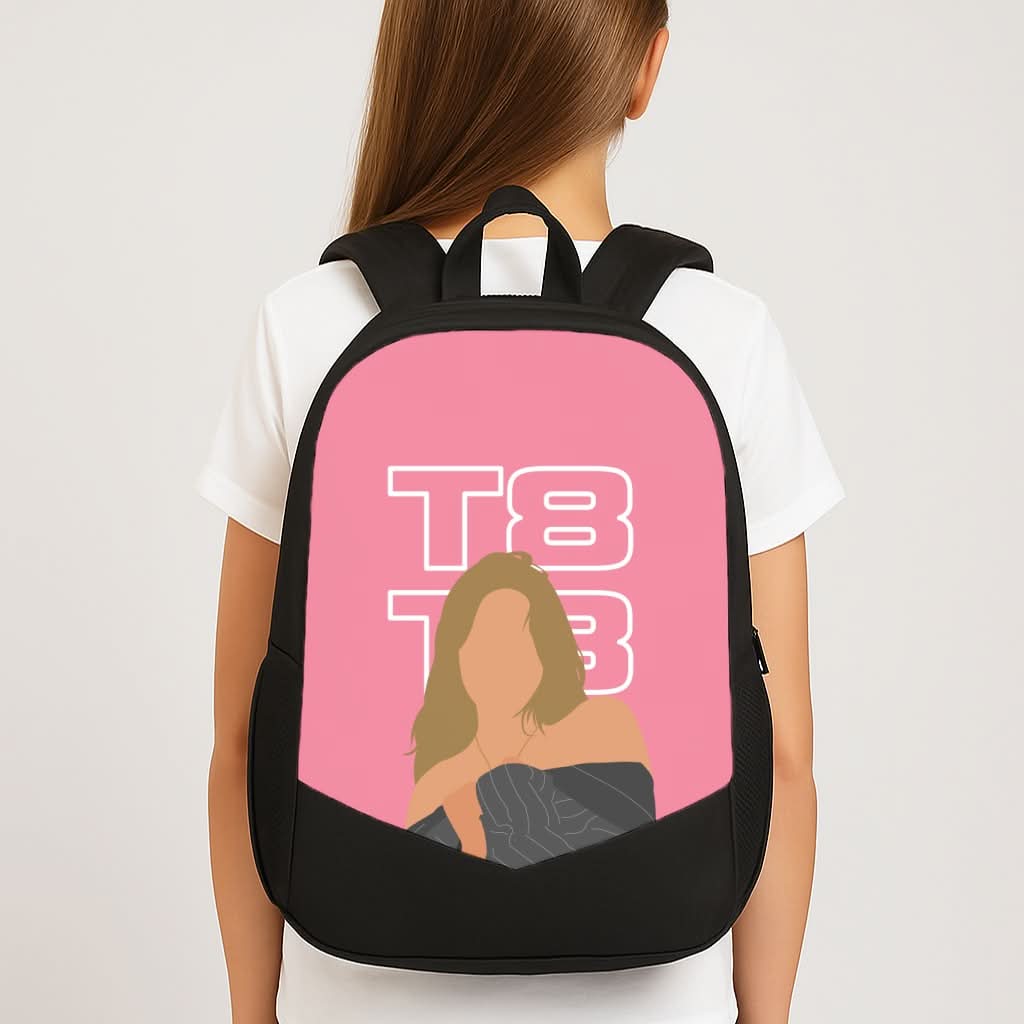 T8 Pink  School Bag
