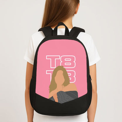 T8 Pink  School Bag