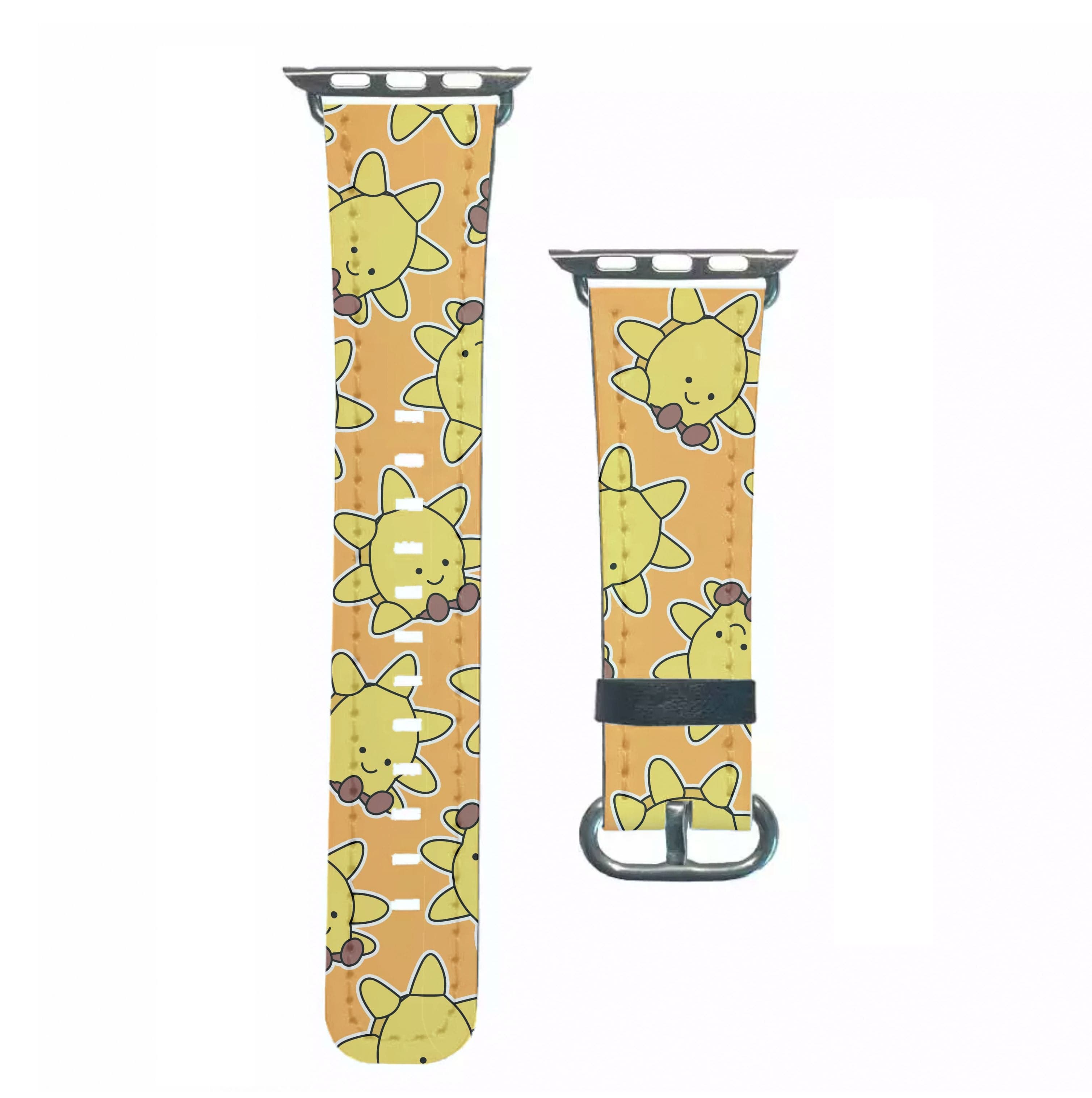 Sun Pattern - Plushy Apple Watch Strap