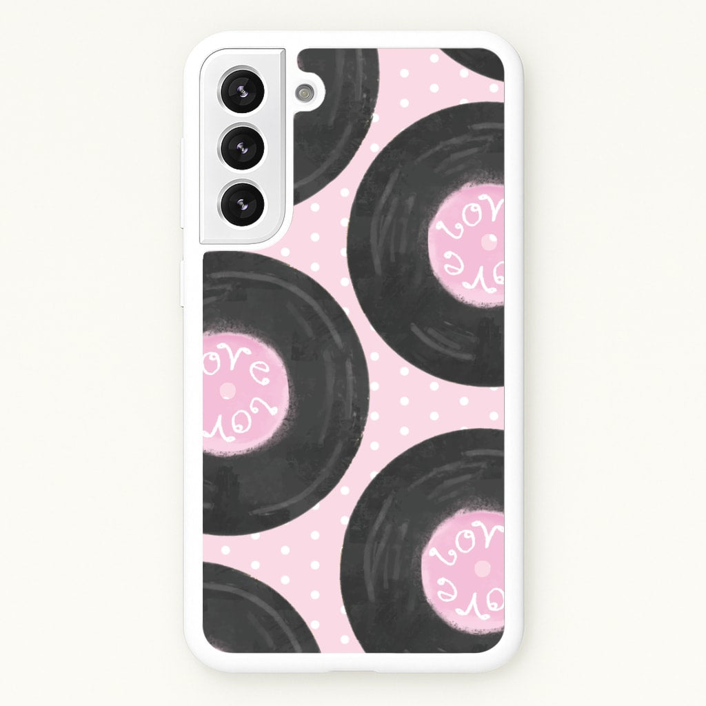 Thrifted Vinyl Polka Pattern Galaxy S21FE Case