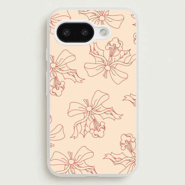 Cartoon Mouse Holly Pattern Google Pixel 9a Case