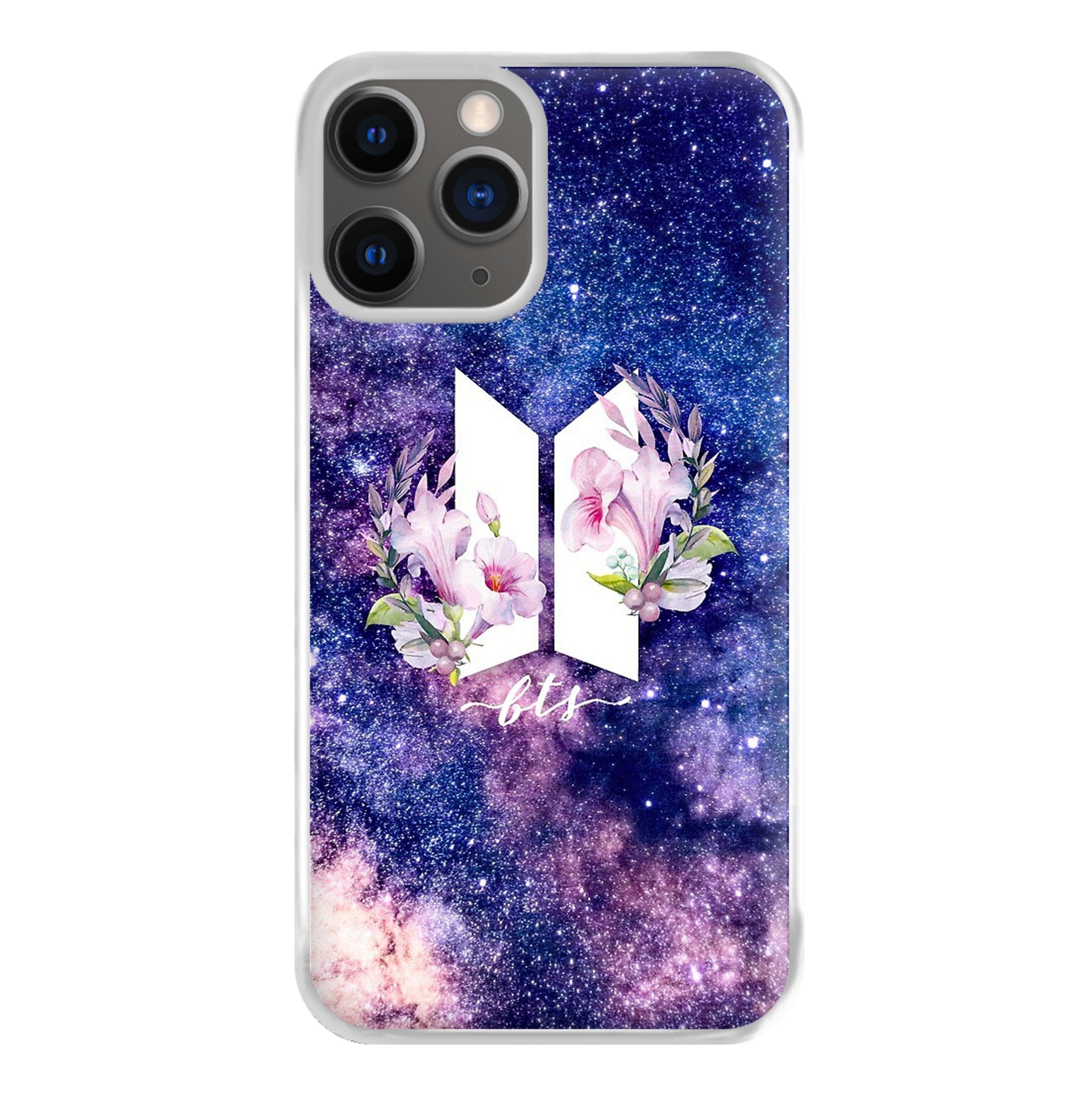 Galaxy Floral K-Pop Band Logo Phone Case