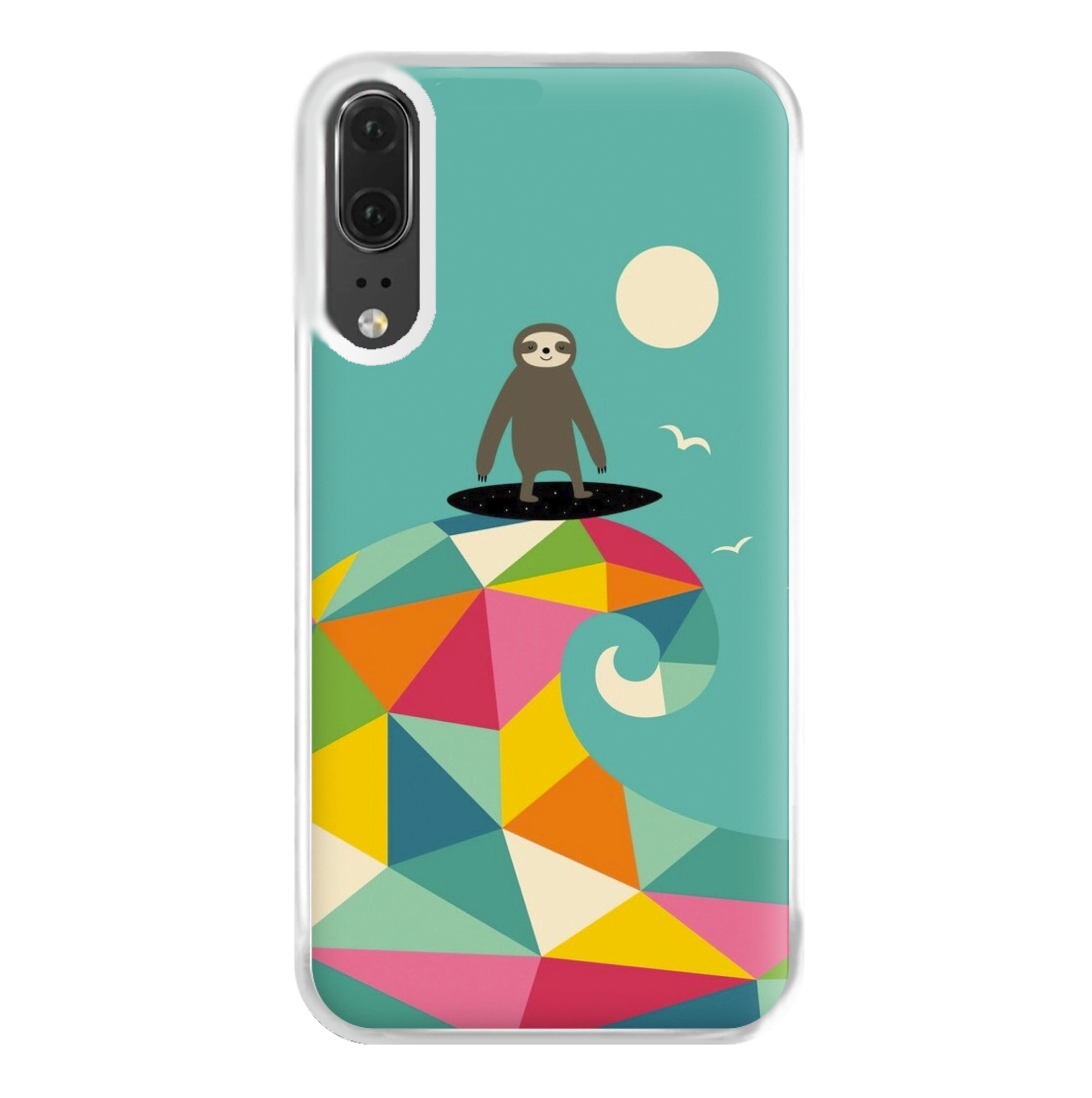 Surfing Sloth Phone Case