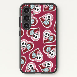 J And S Heart Pattern Galaxy S24 Case