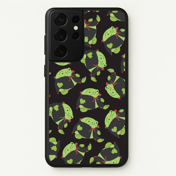Vampire Frog Pattern  - Halloween Galaxy S21 Ultra Case