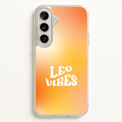 Leo Vibes Gradient Zodiac Galaxy A56 Case
