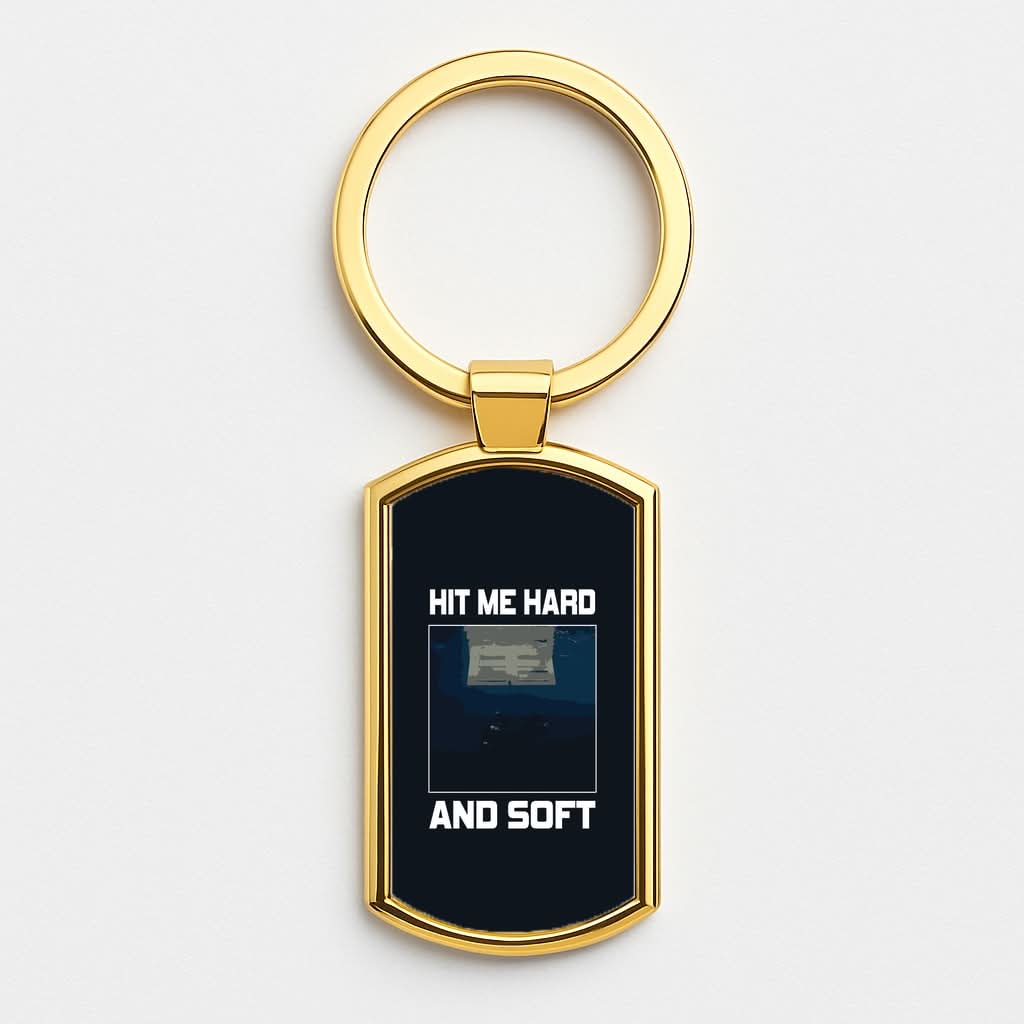 Billie Blue Gold Keyring