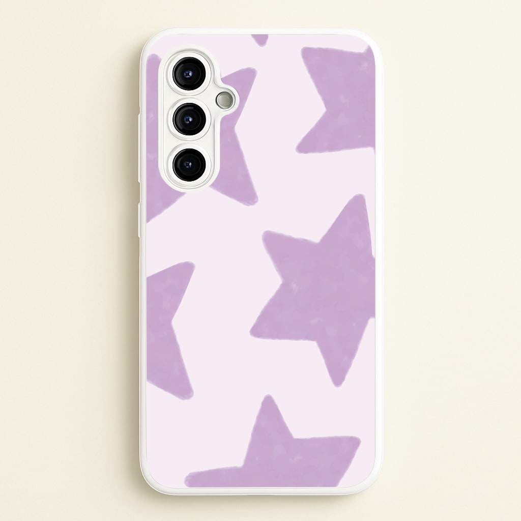 Lilac Stars Galaxy A54 Case