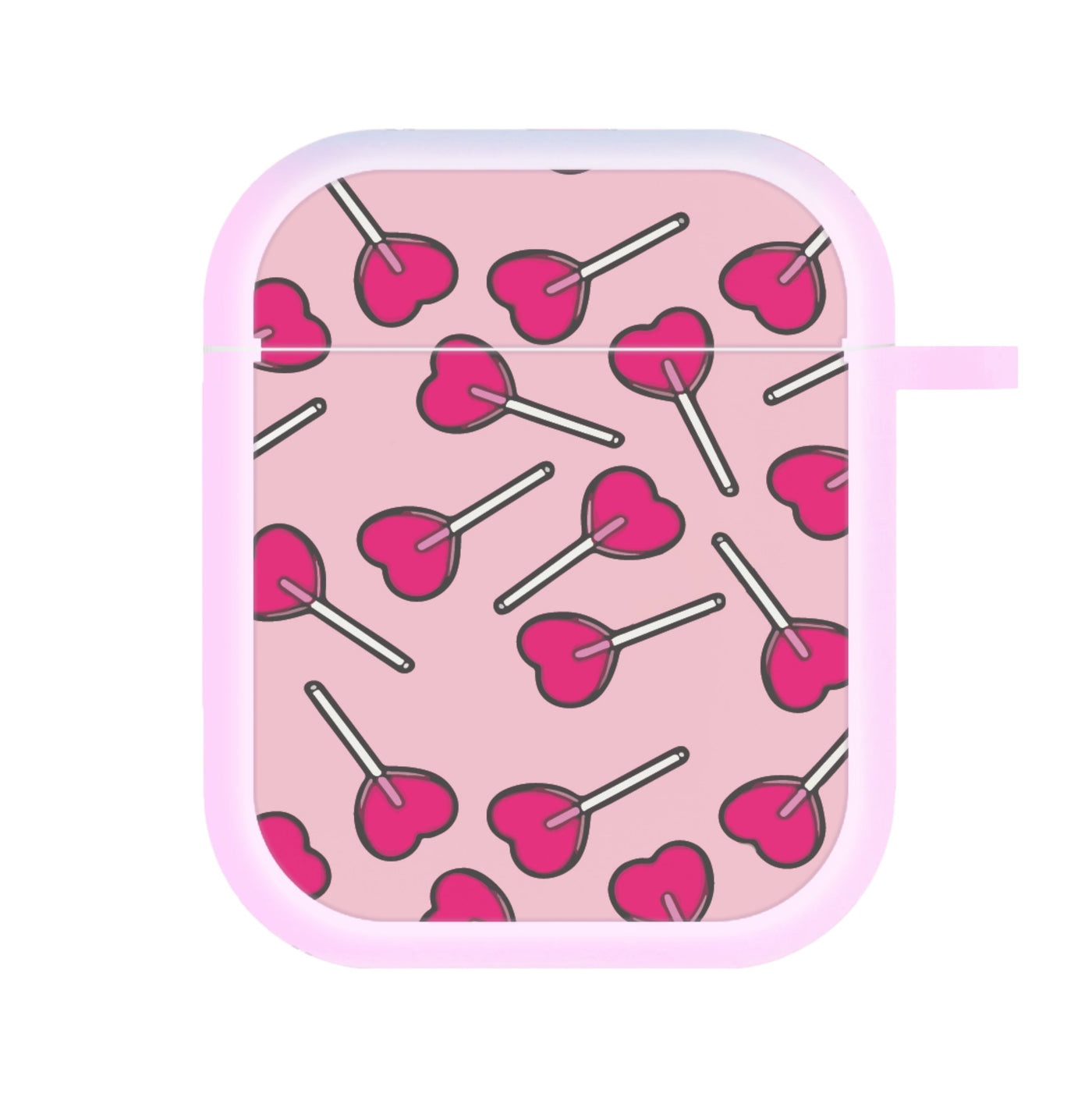 Cherry Heart Lollipops AirPods Case