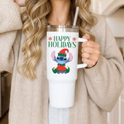 Cute Blue Alien Elf Tumbler 3