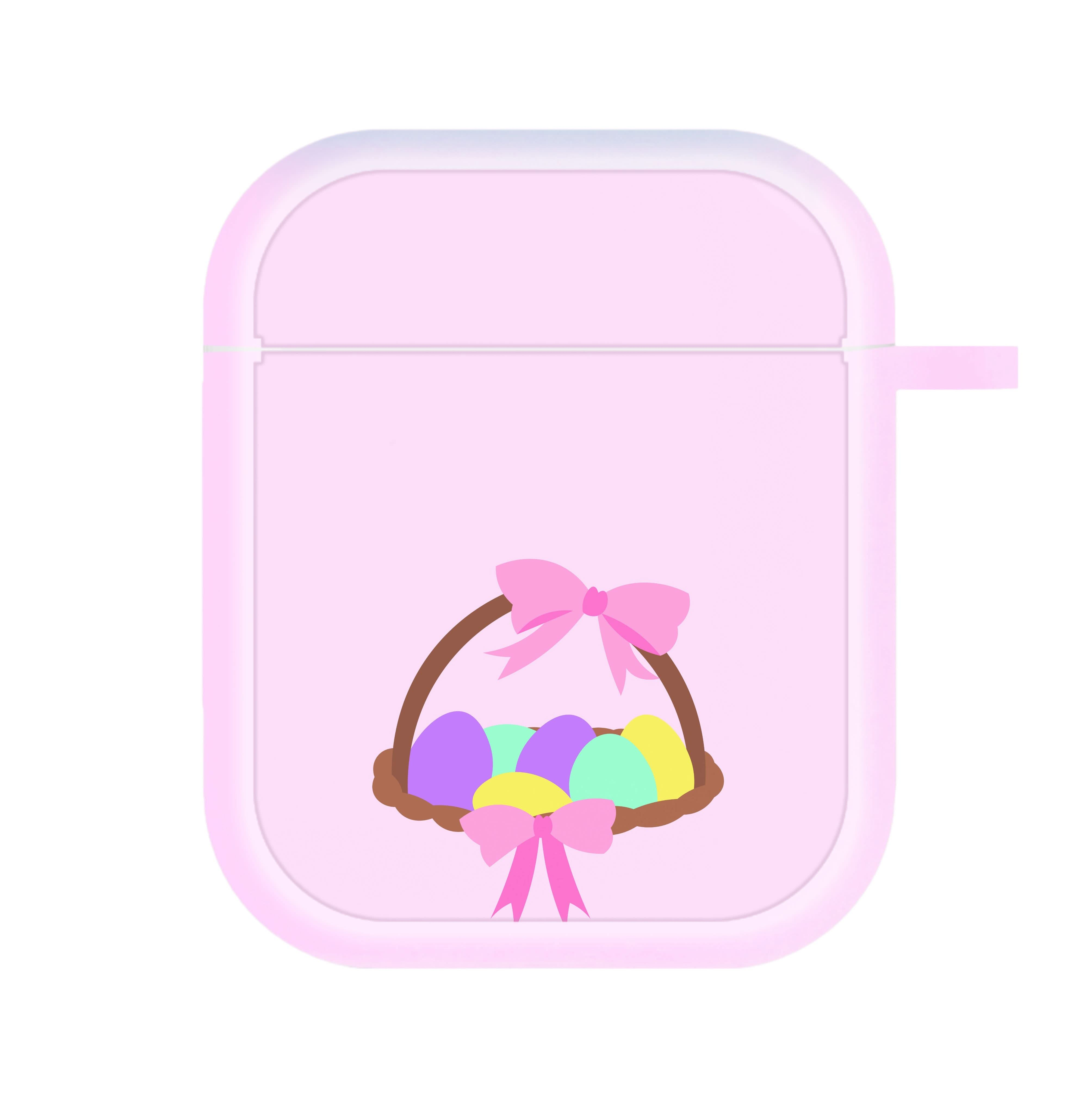 Pink Easter Basket AirPods Case