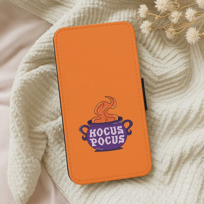 Hocus Pocus Cauldron Leather Phone Case