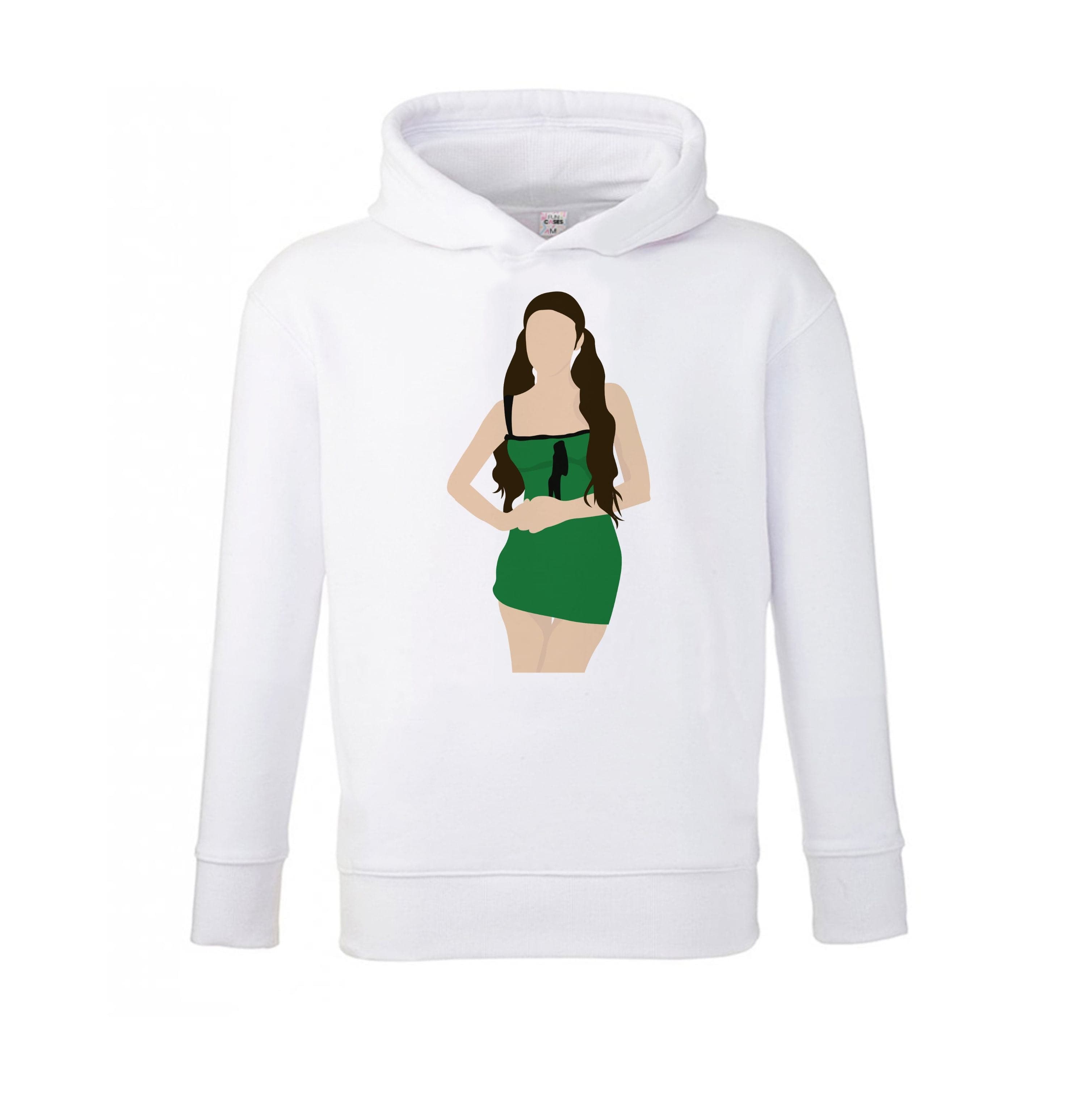 Green Dress - Olivia Kids Hoodie