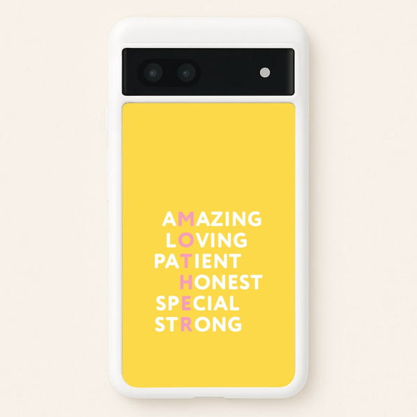 Mother Anagram Google Pixel 7a Case