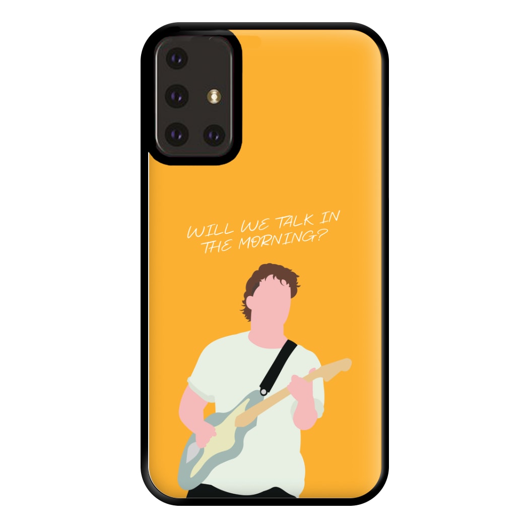 Will We Talk In The Morning Yellow Galaxy A71 Case