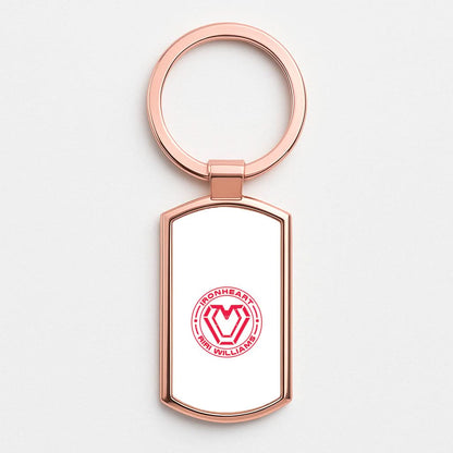Metal Heart Riri Rose Gold Keyring
