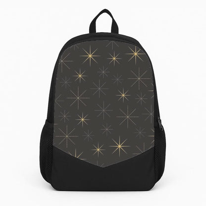 Christmas Gold Stars Pattern Backpack