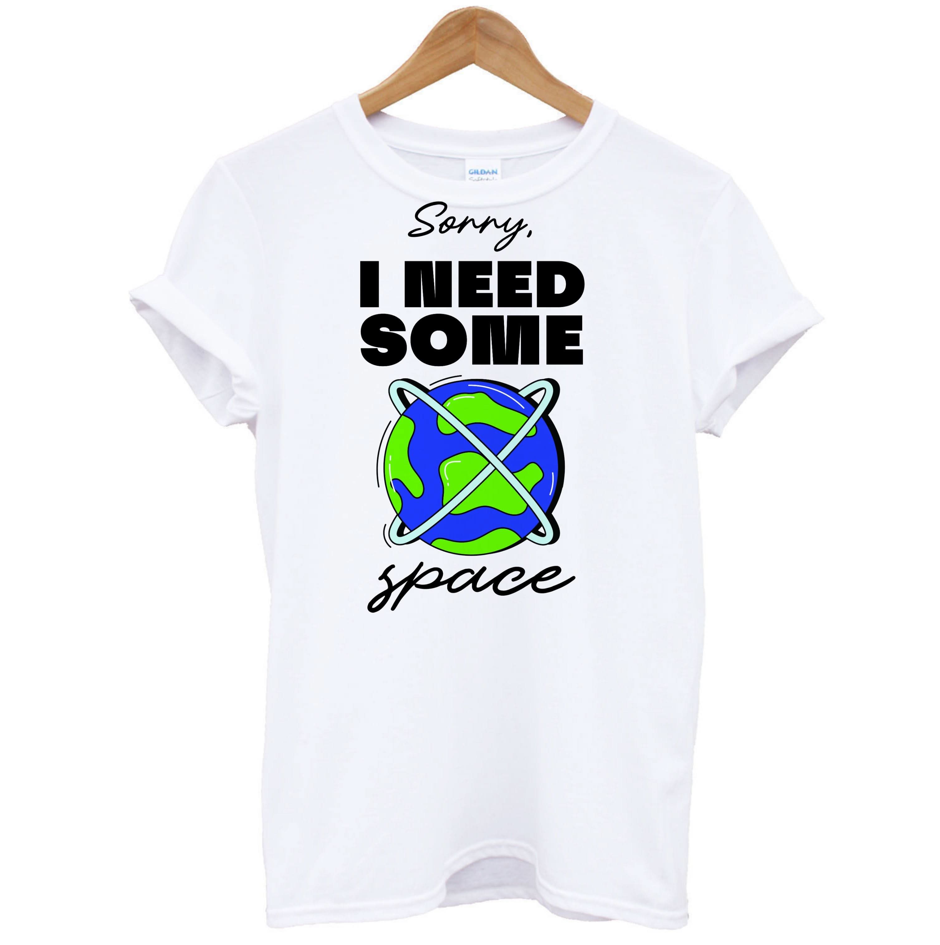 Cartoon I Need Some Space T-Shirt