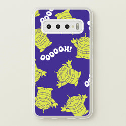 Toy Aliens Silhouette Pattern Galaxy S10 Case