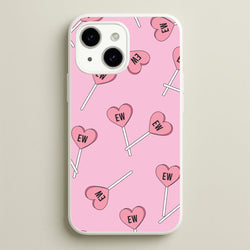 Ew Love Heart Lolipops Pattern iPhone 15 Case